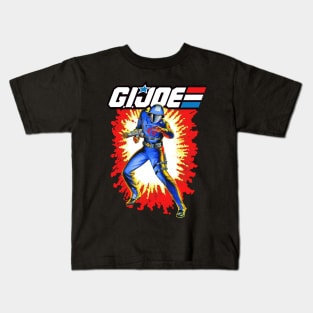 Cobra Commander GI Joe toy art card Kids T-Shirt